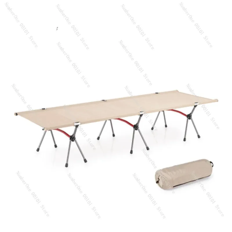 

Outdoor aluminum alloy folding bed, portable camping tent bed