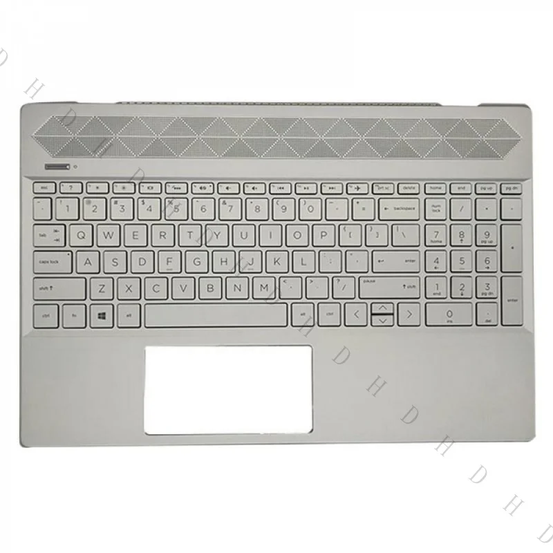 U+For HP Pavilion 15-CS 15-CW TPN-Q208 C Shell Palmrest Upper Case With Keyboard P/N L24752-001 Laptop Replacement Part