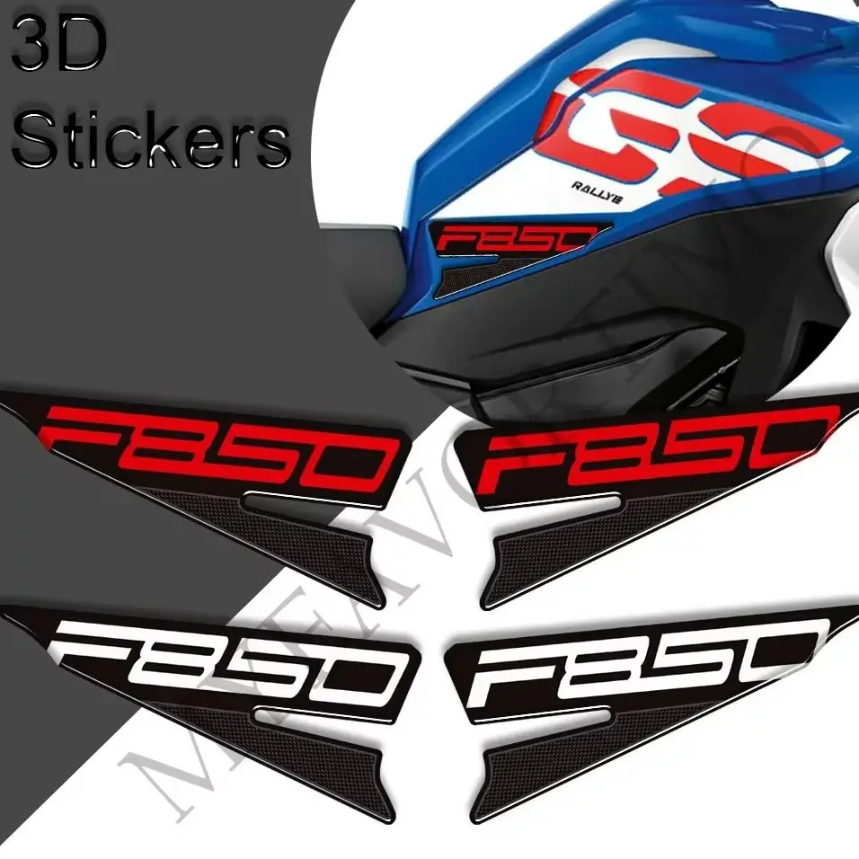 

FIT BMW F850GS Motorcycle Decal Adventure Tank Pad Grips 3D adhesive decals Stickers Protection Gas Fuel Oil Kit Knee 2019-2023