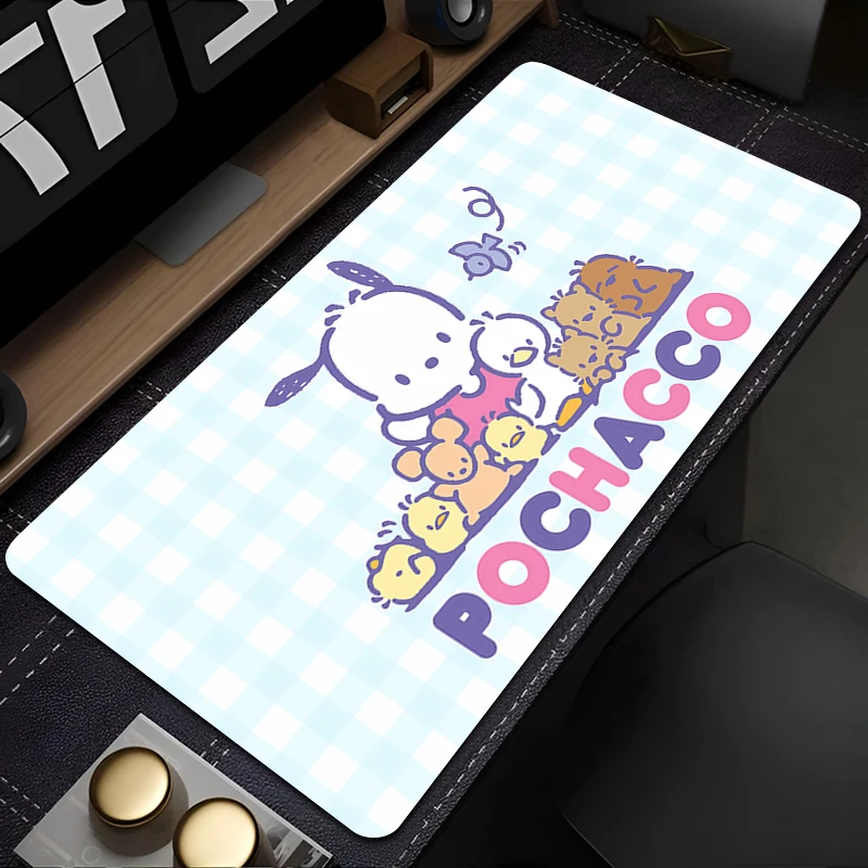 Mouse pad large Gaming Desk Mat Computer Keyboard desk pad Mats Non-slip rubber Game player PC carpet Pochacco Mousepad XXL XXXL