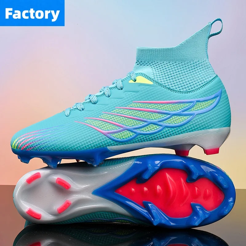 

Men Professional Football Shoes Society Cleats Soccer Shoes Original Indoor Football Field Boots Grass Training TF/FG Sneaker