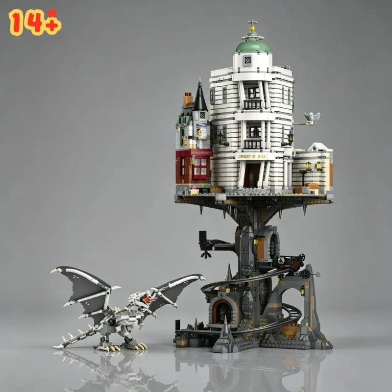 The cheapest MOC 4803PCS requires assembling a Magic Bank Collector's Edition block model for birthdays and Christmas gifts