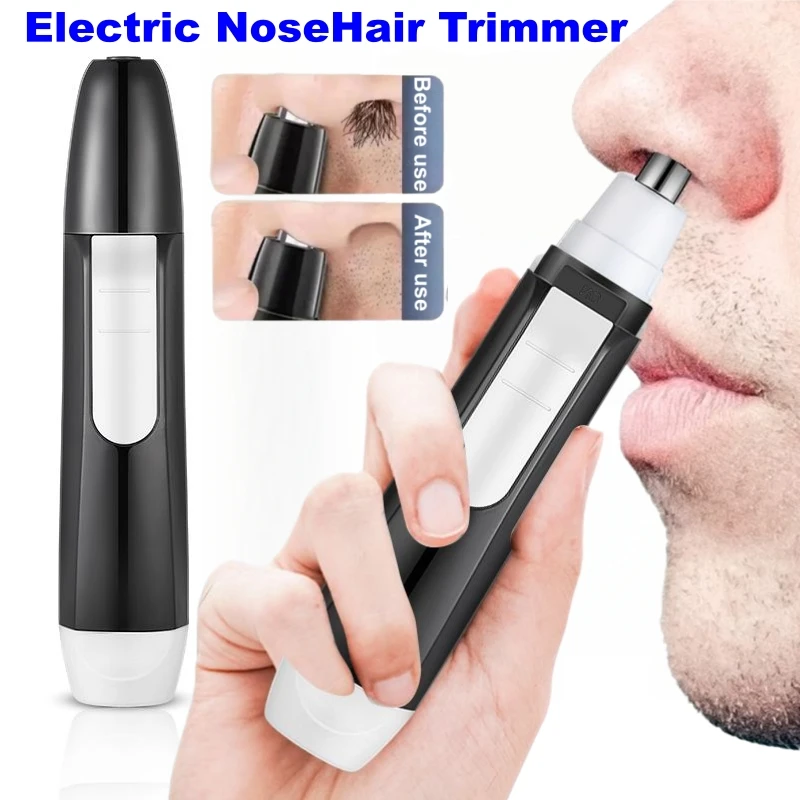 Electric Nose Hair Trimmer Implement Shaver Clipper Men Women Ear Neck Eyebrow Trimmer Shaver Man Clean Trimer Razor Remover Kit