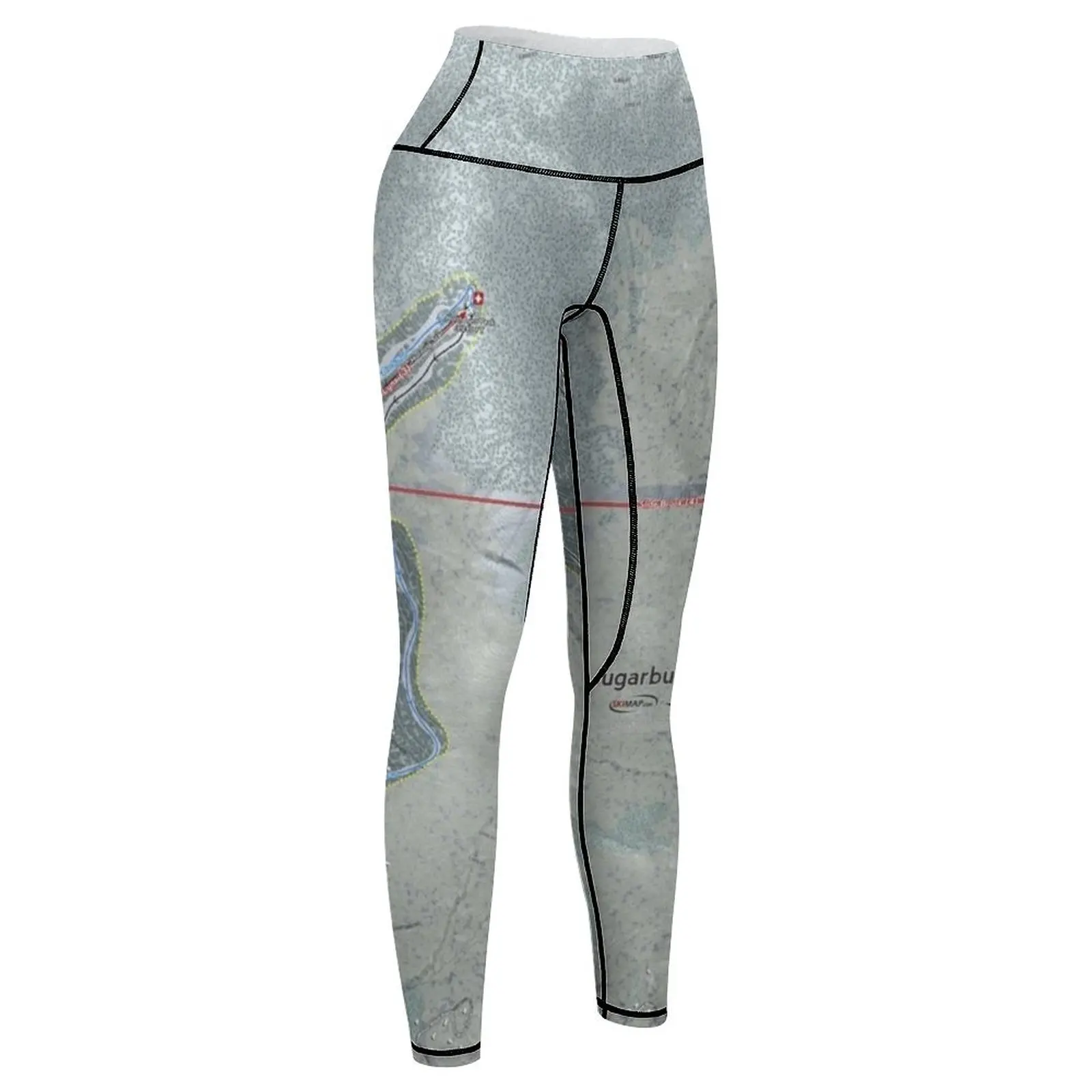 Sugarbush Resort Trail Map Leggings Clothing fitness for physical Womens Leggings