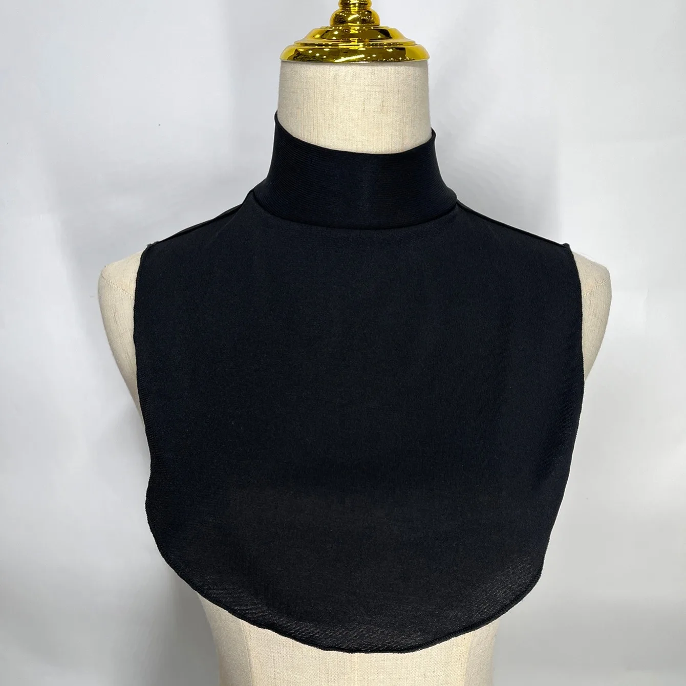 Cubierta de cuello de tortuga para mujer musulmana, jersey modal suave, cubierta completa, cuello alto, ropa islámica, accesorio de ropa para damas,