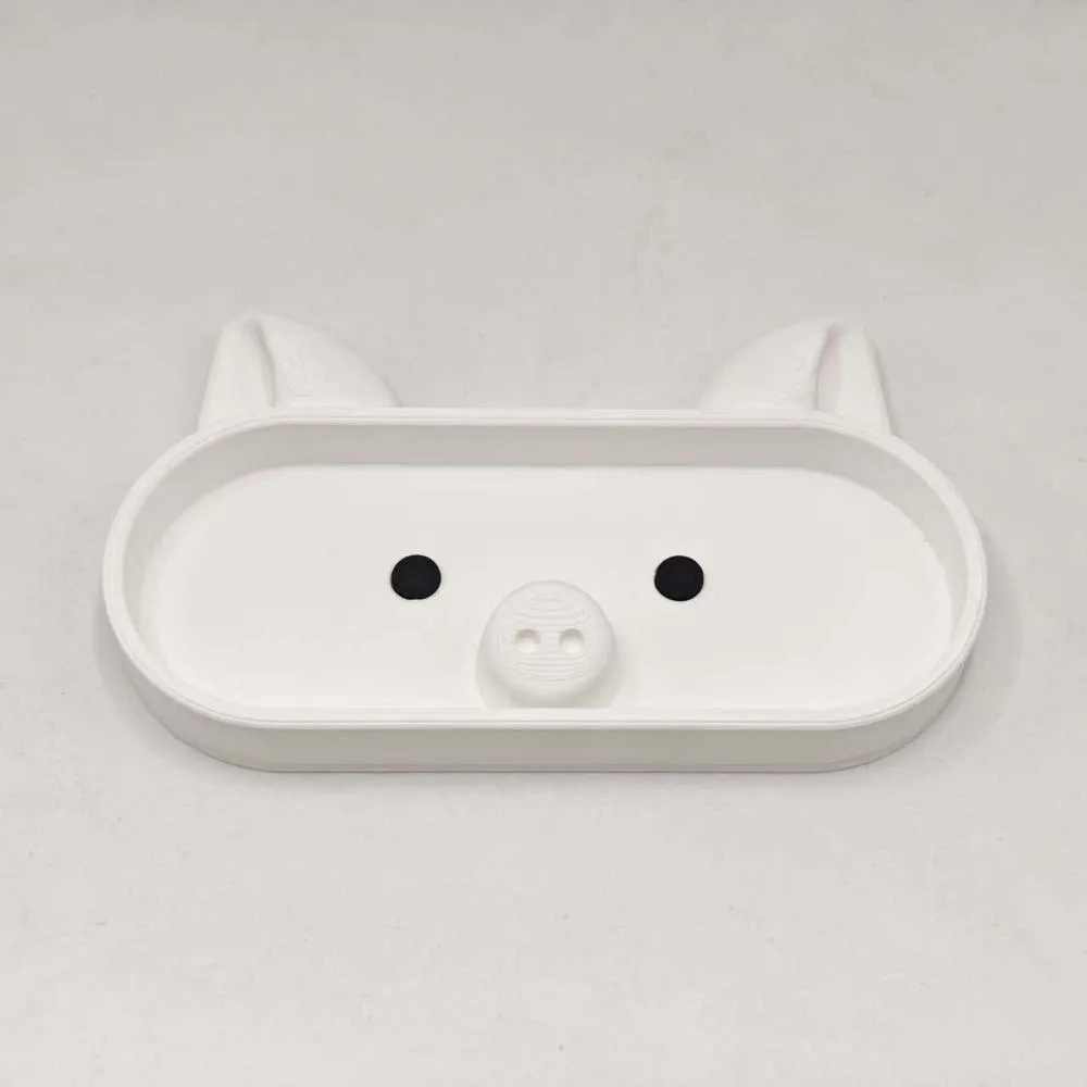 Portable Pink Piggy Glasses Case Large Capacity Multi-functional Pig Stationery Storage Box Dust-proof Anti-lost