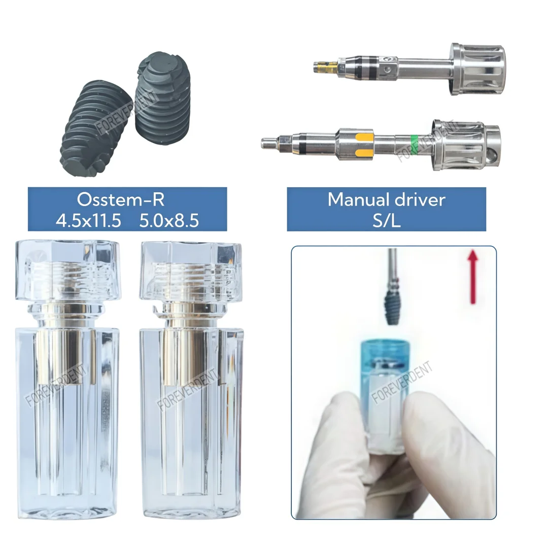 OSS Fixture Manual Driver Ratchet Implant Package Dental Fits Korea System Full Digital Guide Manual Long Short