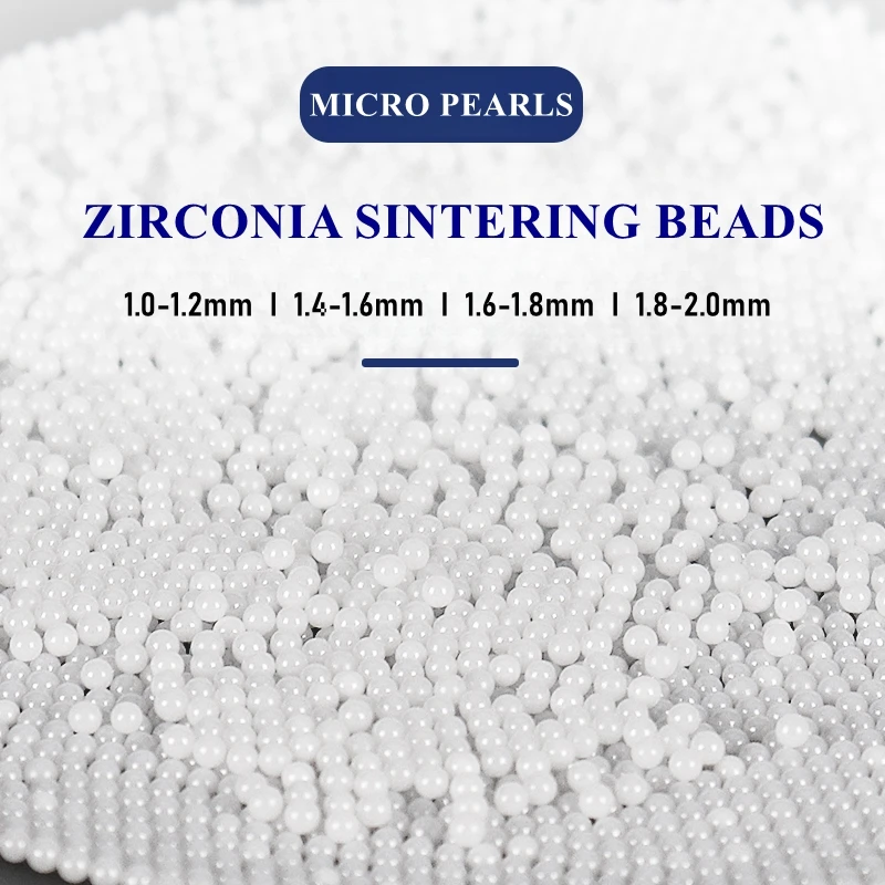 Tandheelkundige Zirkonia Sintering Kralen 200 Gram 1.0Mm 1.4Mm 1.8Mm 2.0Mm Sinterparels Voor Tandartsfurance