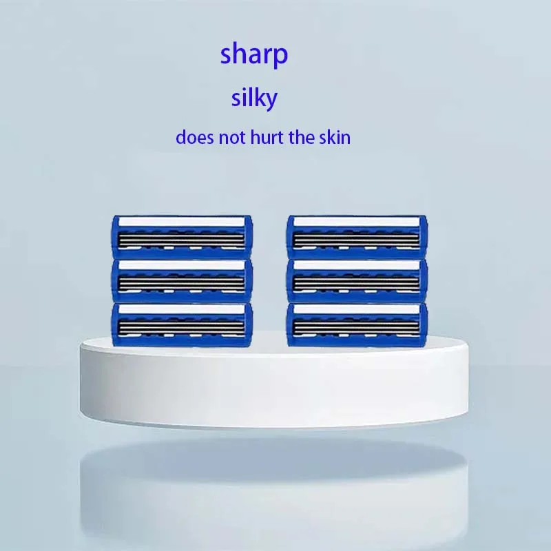 ماكينة حلاقة آمنة للرجال، مقبض مريح، شفرة حادة وناعمة، حلاقة ممتازة للرجال، هدية مثالية للمهرجانات