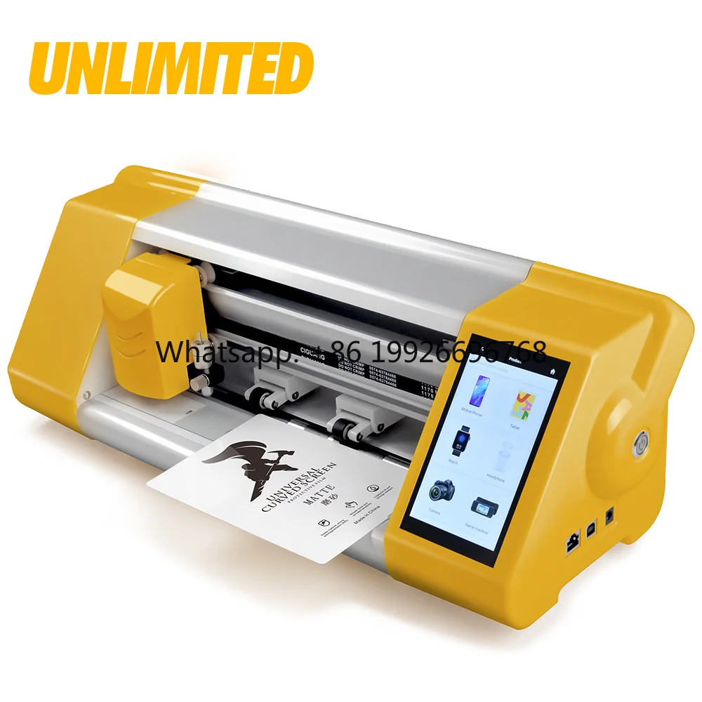 Full Automatic Screen Protector Hydrogel Hd Film Cutter Back Skin Cutting s for Mobile Cell Phone