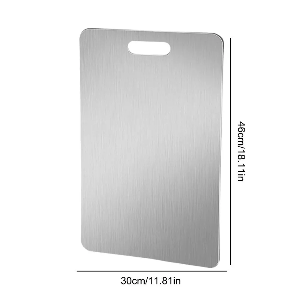 Thickened Stainless Steel Cutting Board Antibacterial and Mildew-proof Household Cutting Board Kitchen Kneading Dough Board