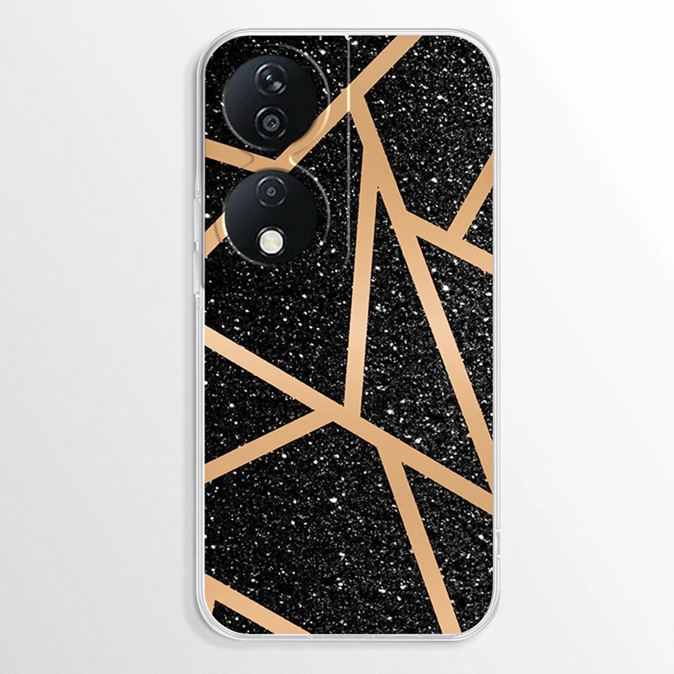 For Honor X7b Case Honor X7B Cover CLK-LX1 CLK-LX2 CLK-LX3 Honor X7 X7A Phone Case Luxury Marble Soft TPU Shockproof Back Cover