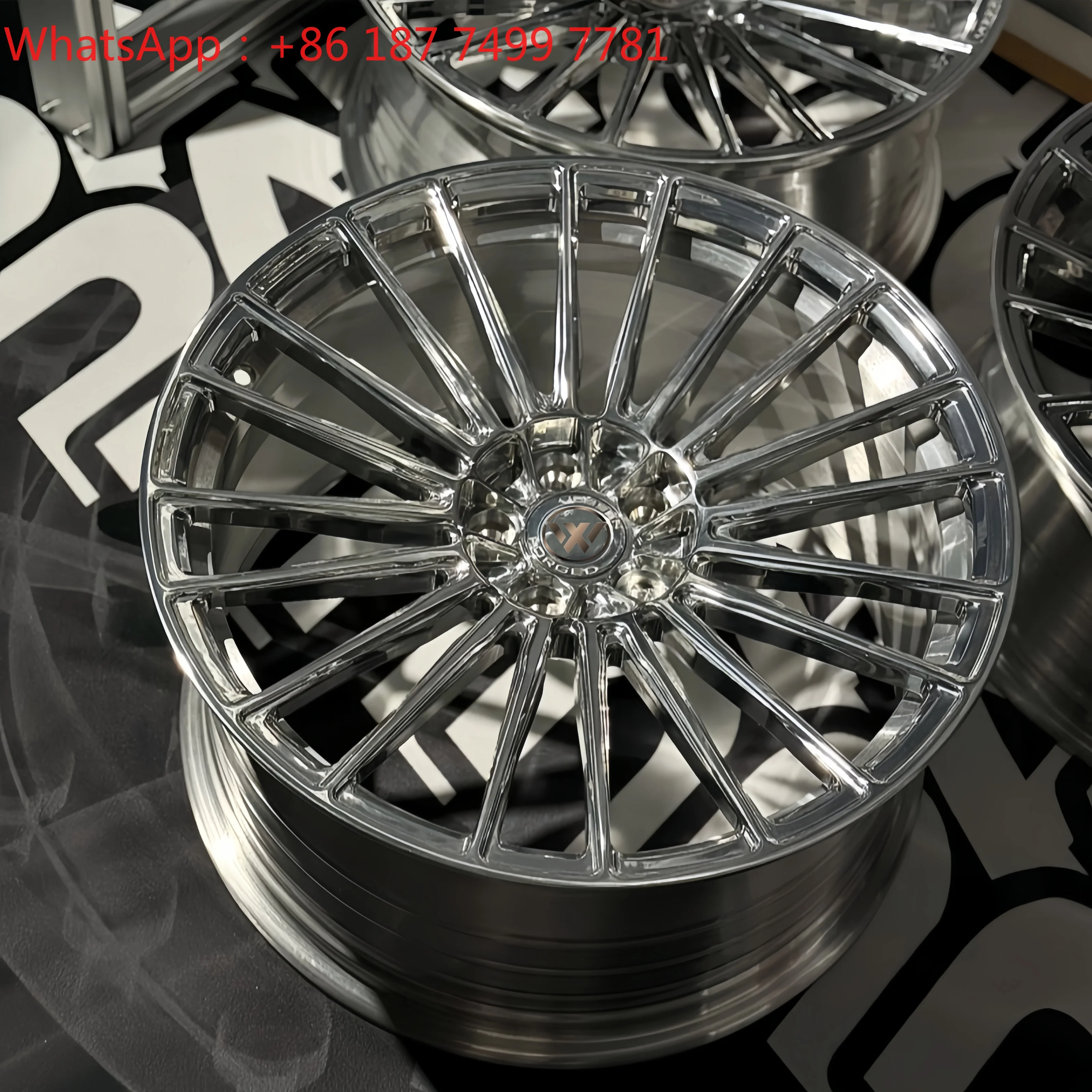 Custom Five Spoke Diamond Cut Polished Luxury Forged Aluminum Wheels 5x112 5x130 18-22 Inch Passenger Car Rims