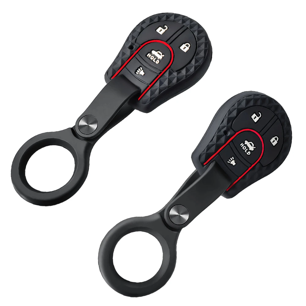 Keychain Shell Fob Holder Car Key Case Cover For Nissan Versa March Tiida Altima Armada Cube Juke Maxima Pathfinder Rogue Sentra