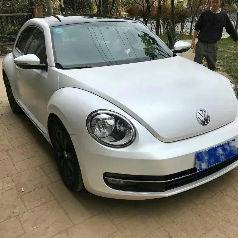 

2pcs 50cm*150cm Ceramic White Car Body Film Electro-optic Matte Auto Vinyl Wrap Interior Styling Stickers for Bike Motorcycle