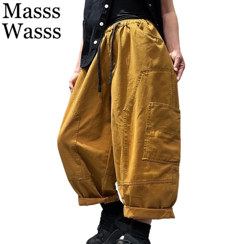 

Masss Wasss Korean Design Leisure Soild Pants Womens Fashion Loose Elegant Trousers Ladies 2026 Spring Classic Vintage Clothes