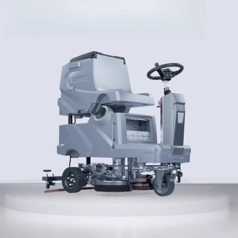 

Drive-on washing machine Commercial industrial sweeper Factory workshop Garage electric sweeper