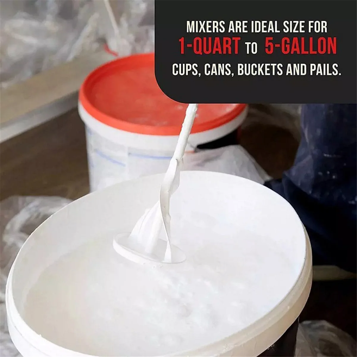 Albero esagonale miscelatore di vernice per gesso asta di miscelazione trapano elettrico costruzione agitatore stucco strumento di stuccatura del cemento