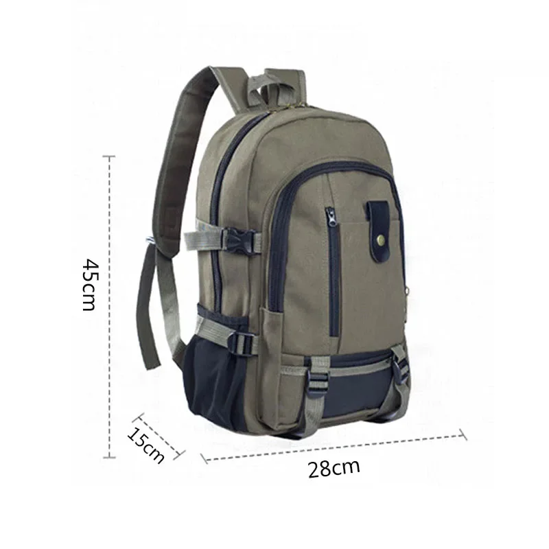 Bergsteiger tasche Rucksack neue Leinwand große Kapazität High School Rucksack Outdoor-Reisetasche Computer Tasche Rucksack Mann