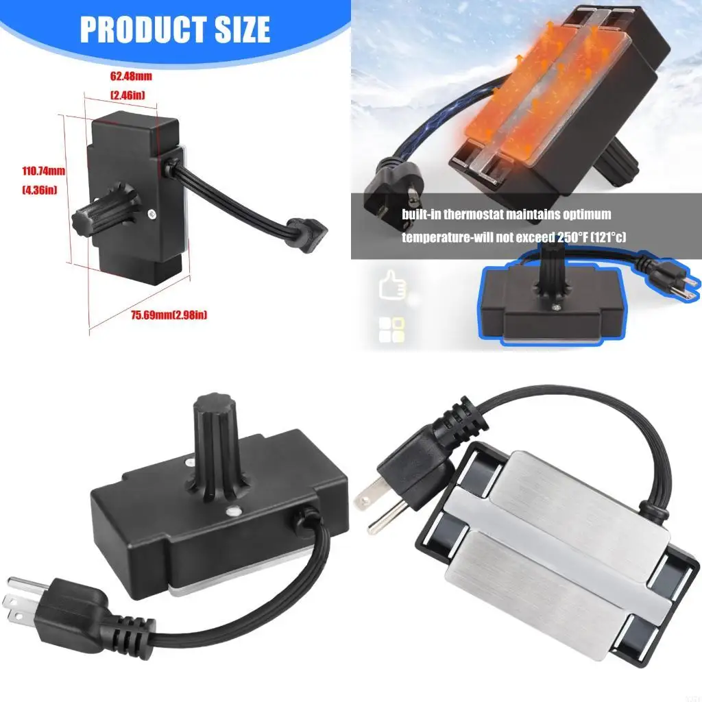 

frosts Heater With Safety Cutoff 3400017 for gear box Metal Surfaces X37F