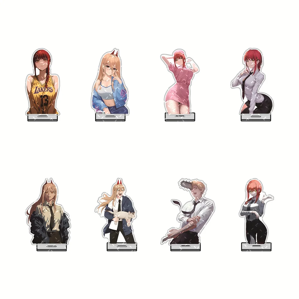 Anime Chainsaw Man 15cm Acrylic Stand Power/Denji/Makima/Aki Hayakawa/Reze Tabletop Decoration Elegant Gifts