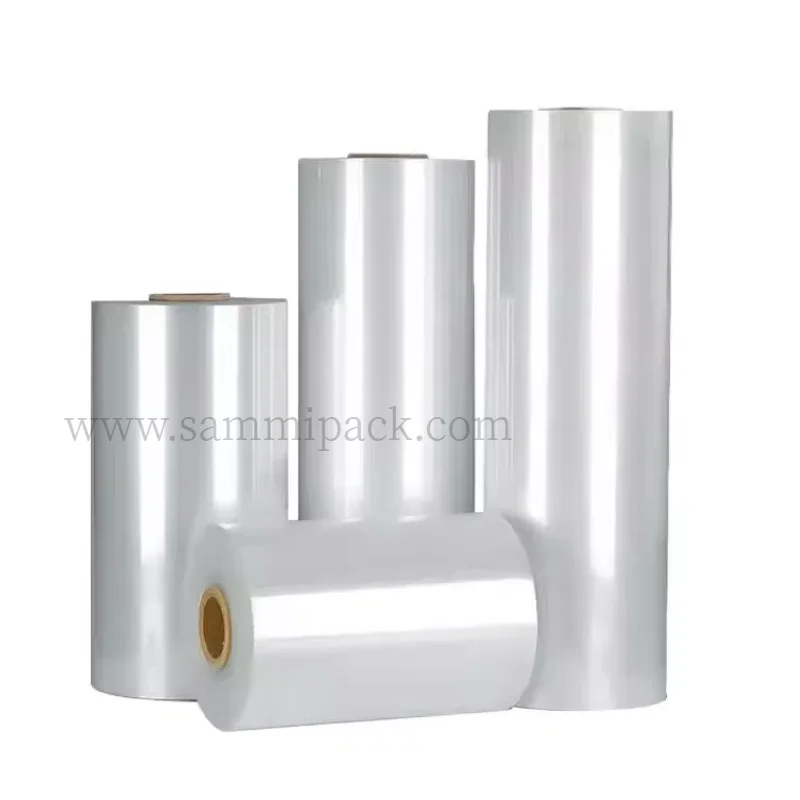 BOPP Wrapping Film 50kg (8kg/roll) Biaxially Bopp Film Heat Polypropylene Moisture-Proof Blow Molding PET Transparent Film Roll