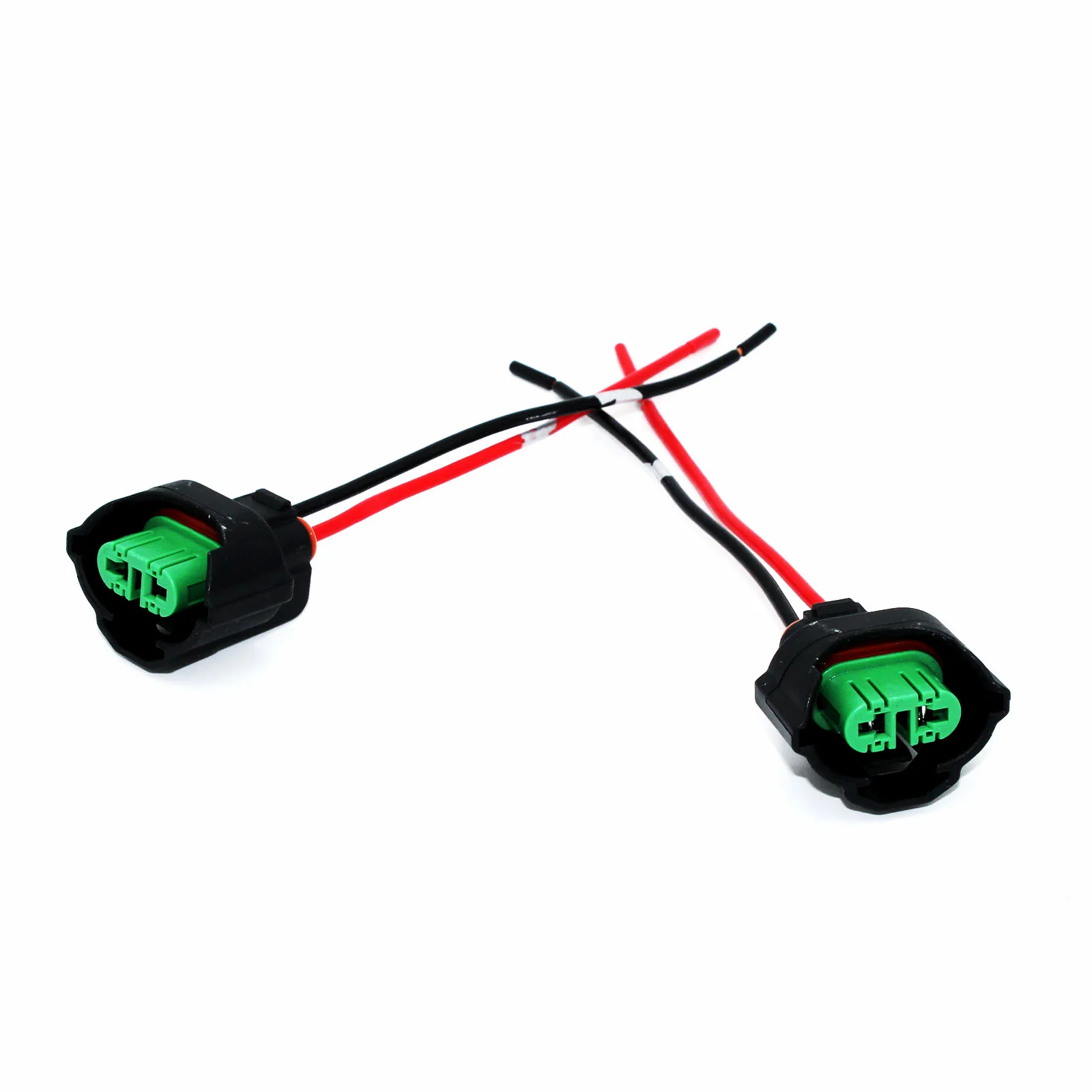 

2x Wire Pigtail Female C H11 Two Harness Fog Light Bulb Connector Socket Plug