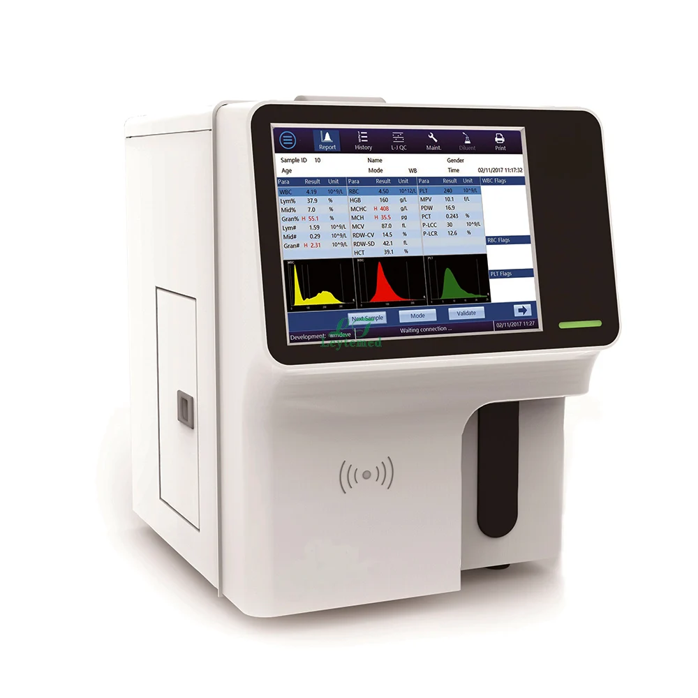 LTCH08 medical laboratory 3 part cell counter cbc machine with low price