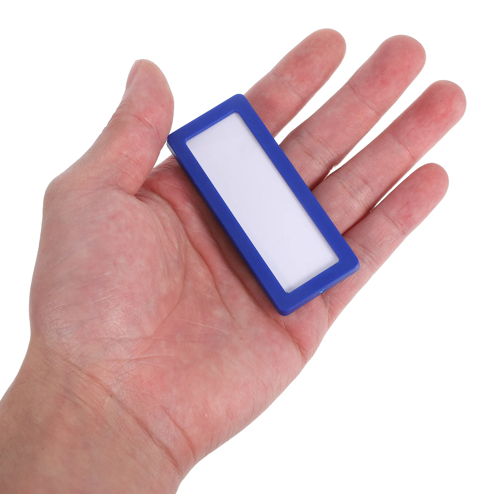 

10 pcs Office File Label Holder Reusable Magnetic Rubber Tags Binder Bookshelf Shelf Identification Plastic for School