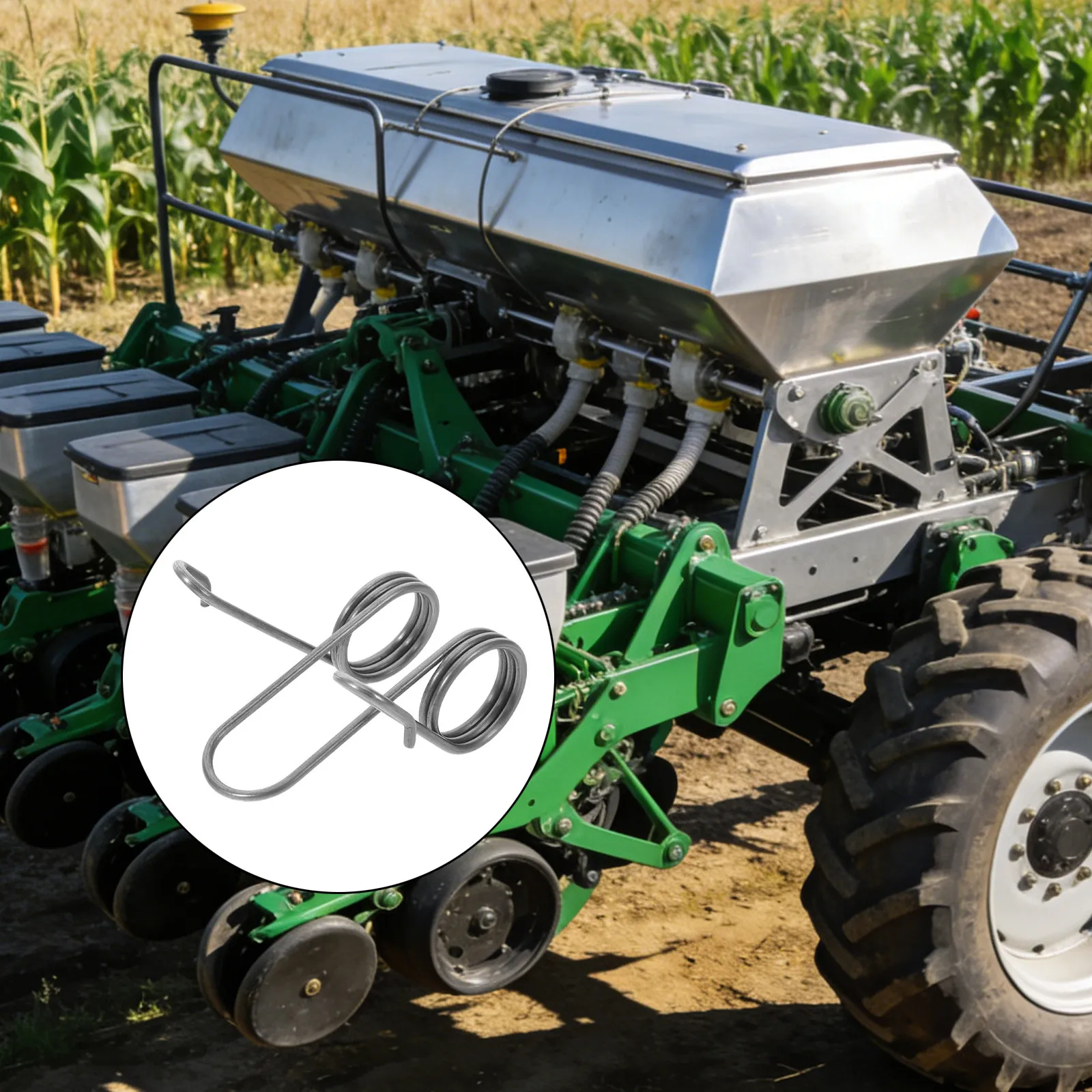 2Pcs Seeder Springs Precision Corn Planter Springs High Strength Hand Push Seeder Repair Parts Farm Garden Planting Machine