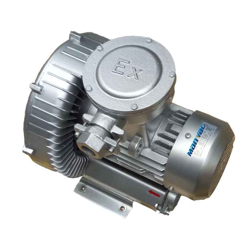 2HP Biogas Conveying Atex Explosion Proof Side Channel Air Blower