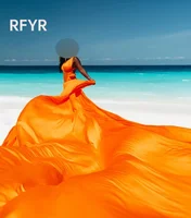 RFYR A Line Evening Dress Long Train Party Dresses Flying Dress Celebrity Gala Dress for Arabic Women فساتين منا Customized 5