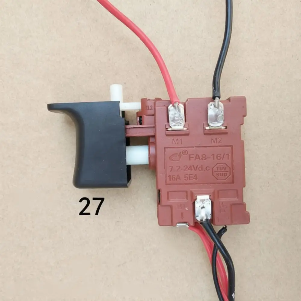 Variable Speed Switch For Cordless Power Tool Brushed Lithium Drill Impact Wrench Repair Spare Accessory Unit