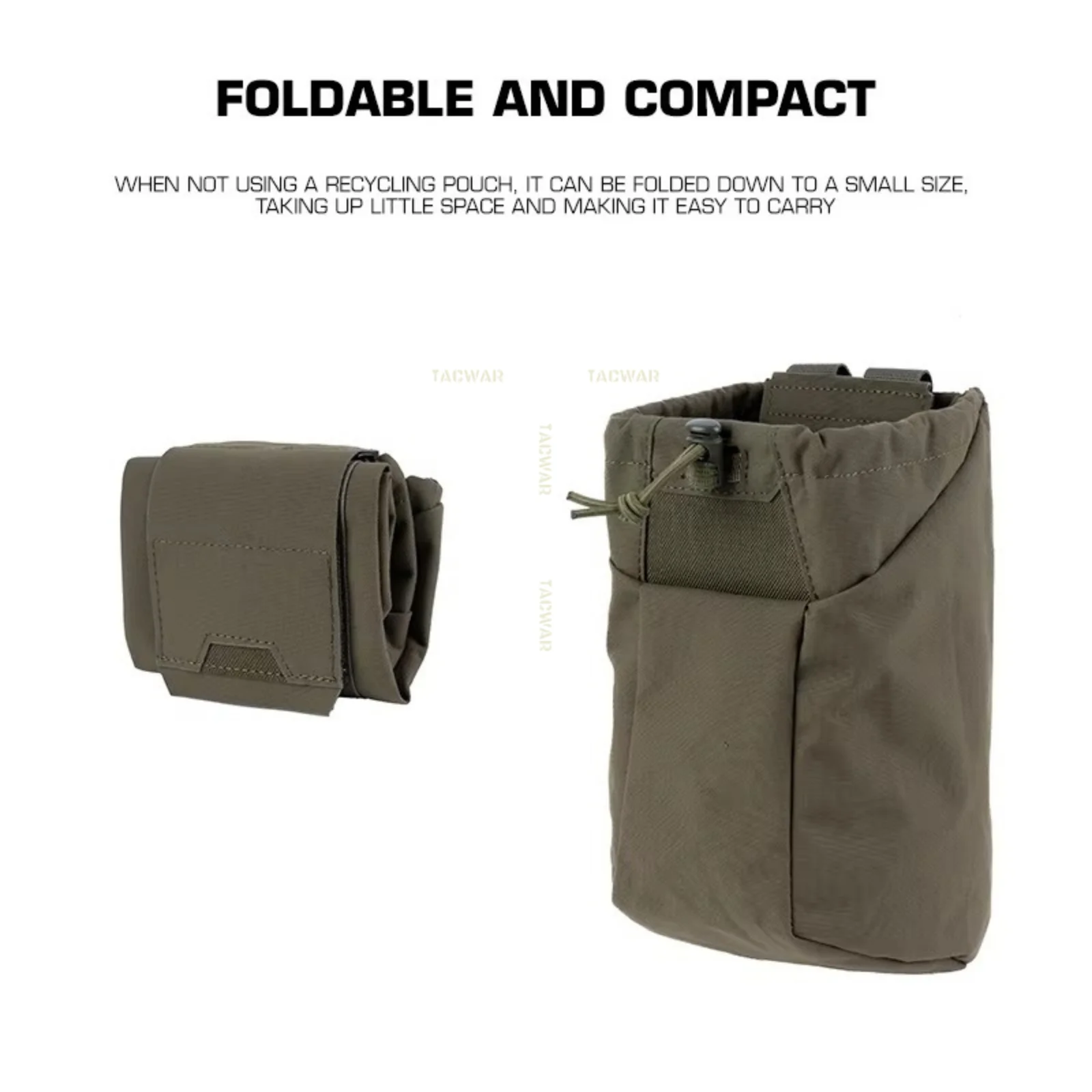 전술용 덤프 파우치 접이식 재활용 가방 MOLLE 드롭 - Tactical Dump Pouch Foldable Drop Bag 리뷰 및 가격