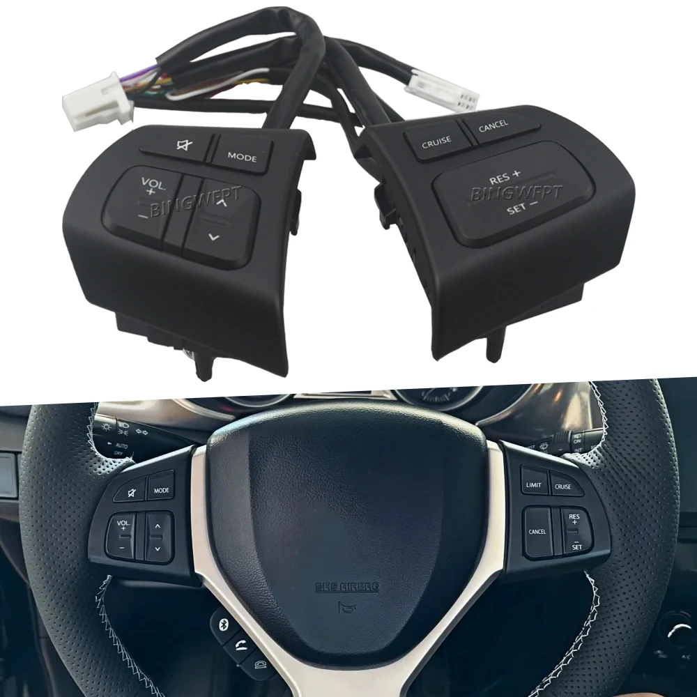 

Автоматический автомобильный переключатель круиз-контроля на руле, многофункциональная кнопка громкости звука для Suzuki Vitara 2016 2017 2018