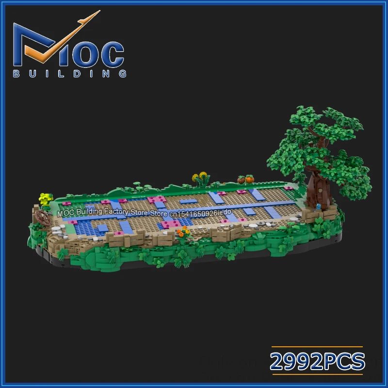 MOC Building Blocks Classic Movie Series Scene Bagshot Row Base Creative Toys DIY Assemble Bricks Collection Display Gifts