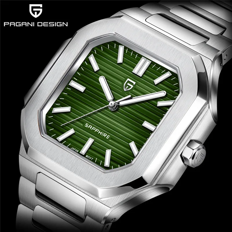 

2026 New PAGANI DESIGN Top Brand Men Quartz Watches Luxury Sapphire Glass AR Coated Business Watch Waterproof Luminous Watch Men