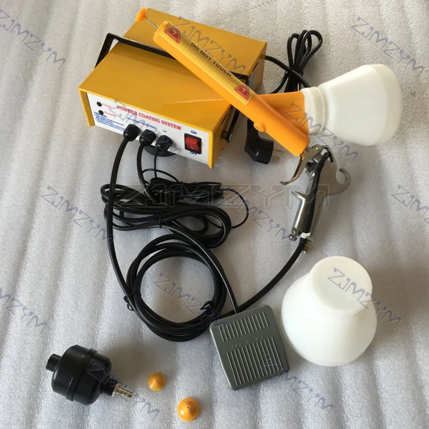 220V/110V Portable Spray Gun Electrostatic Spray Powder Coating Gun Small Spraying Equipment