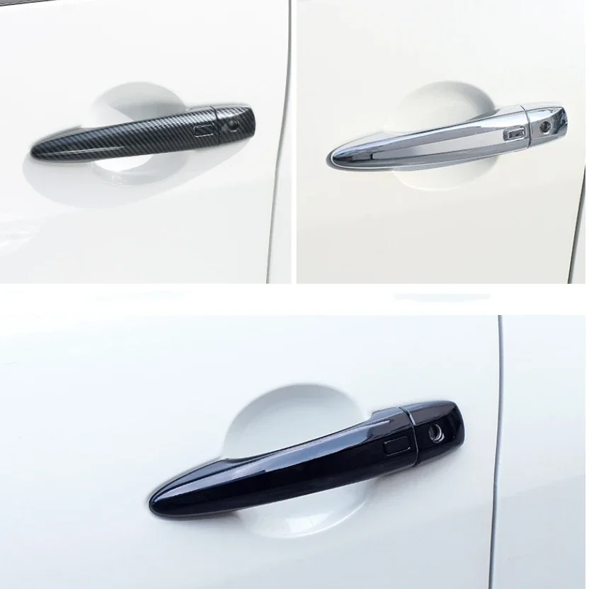 Car Accessories For Nissan Altima Teana Sentra X-trail Rogue T33 Qashqai J12 Door Handle Cover Abs Stickers Protection Adornment