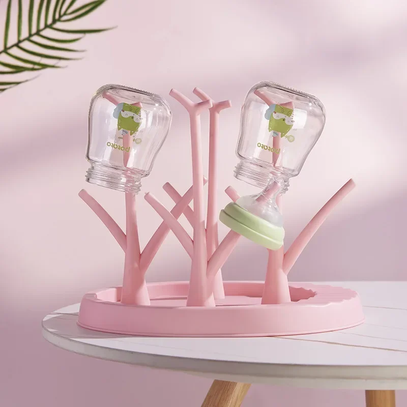 

Baby Bottle Stand, Cleaning and Drying Rack, Detachable Baby Bottle Drying Rack, Storage Rack, Tree-shaped Rack, Baby Bottle Accessories