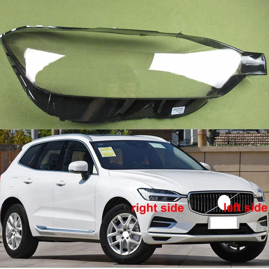 

For Volvo XC60 2018 2019 2020 2021 Car Accessories Transparent Headlight Cover Lampshade Lens Shell Headlamp Housing Plexiglass