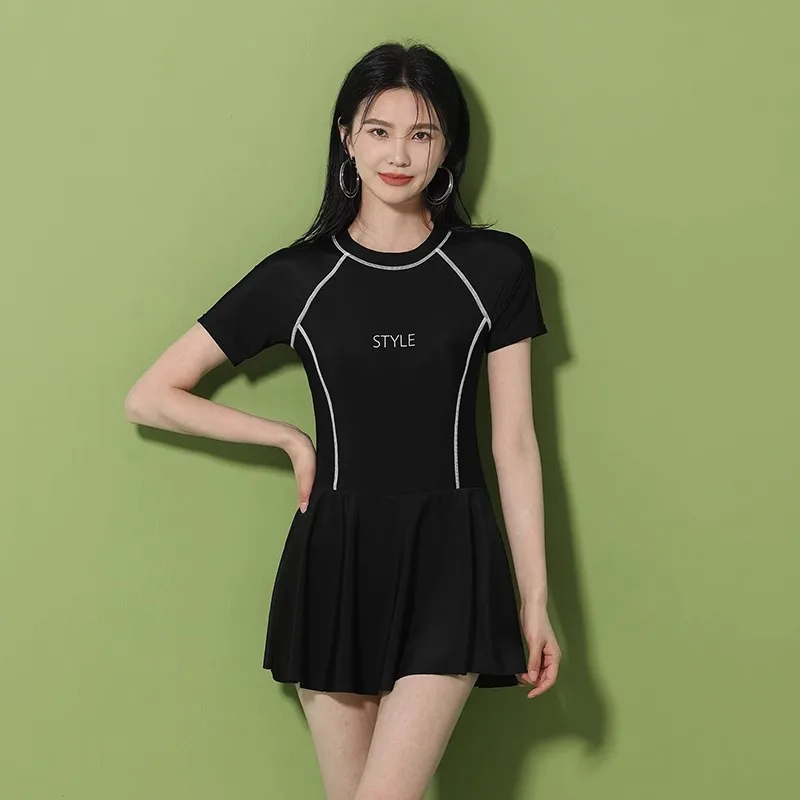 Women One Piece Professional WaterProof Outdoor Sports SwimWear UV Protection Quick-Drying Push Up Surfing Beach Bathing Wear