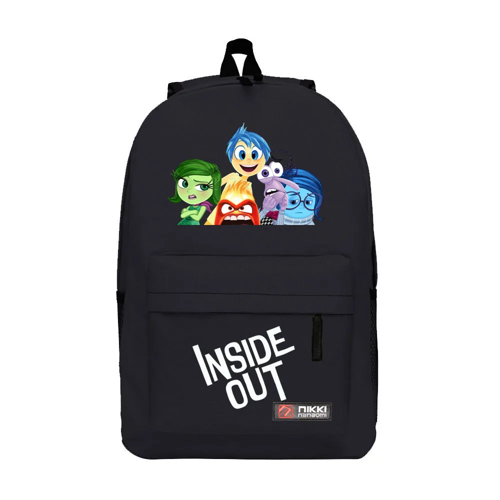 Mochila de Grande Capacidade para Alunos do Ensino Primário, Bolsa de Ombro Animação, Papelaria para Crianças, Mochila Inside Out, 2024