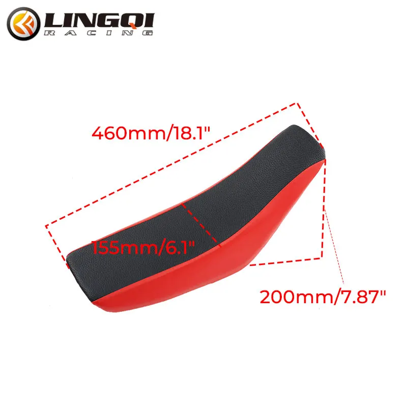 LYNNCHI Motorcycle CRF50 Red Seat Cushion Foam Saddle Cover For  CRF 50 50cc 70cc 110cc 125cc Trail Dirt Bike Modification