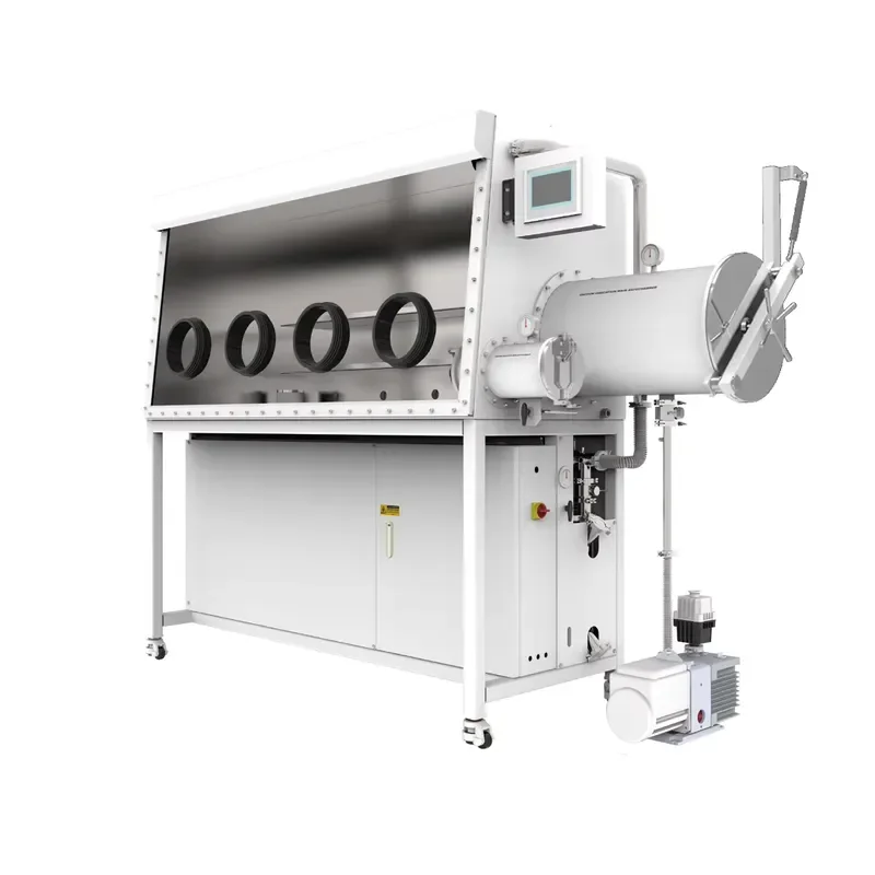 i GBP750S-4 (2400) Purification Glovebox Single Side Water Glove Box Price with Purification and Regeneration System