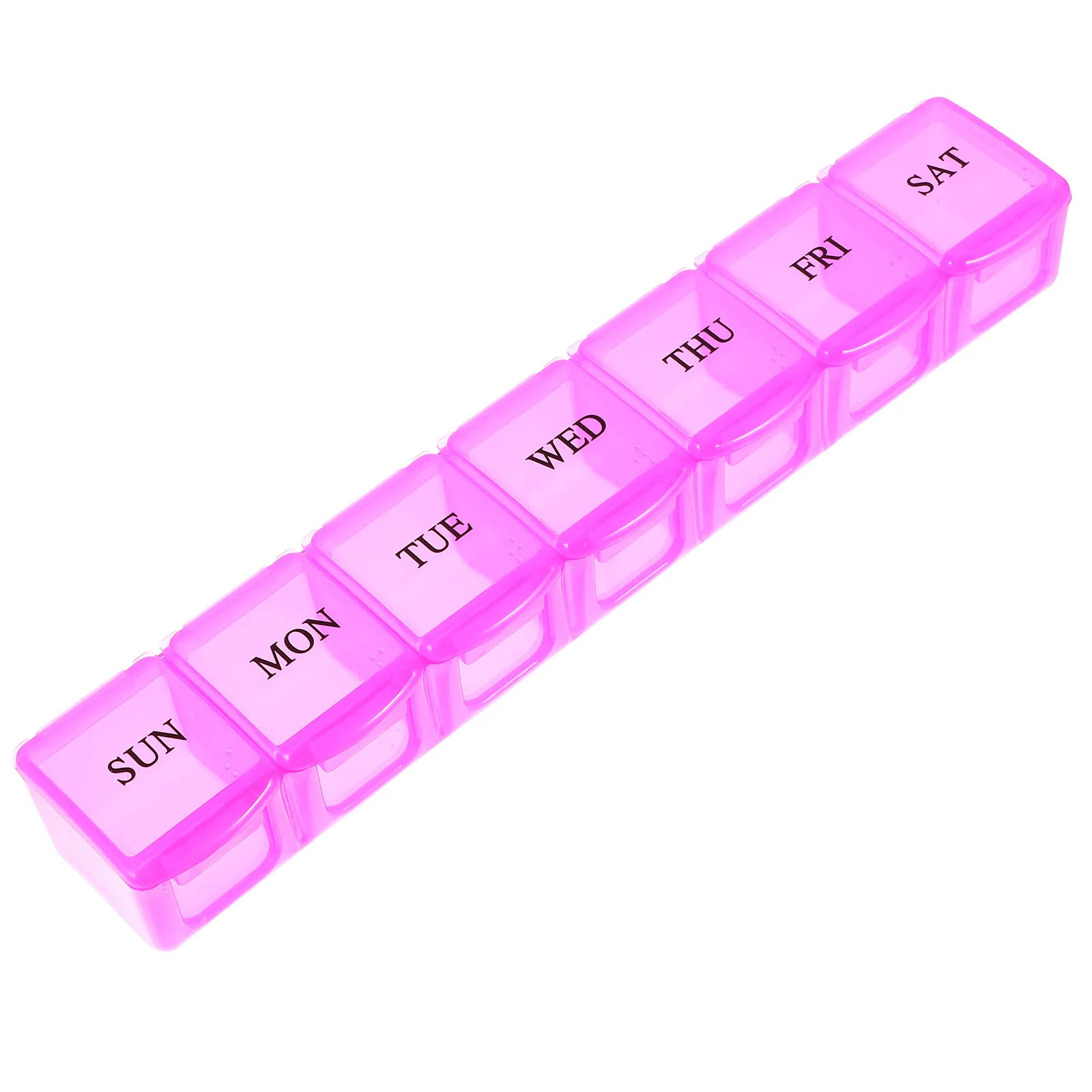 

Travel Pill Organizer Daily Pill Box Compact Small Medicine Storage Portable Organizer Travel Case Moisture Proof