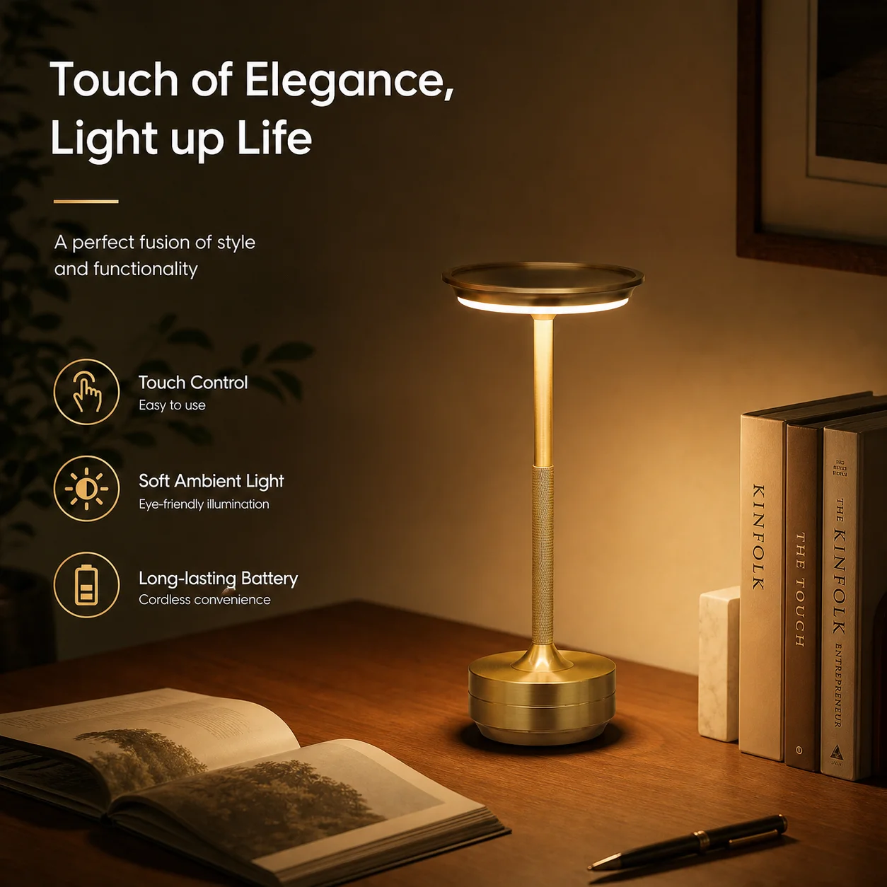 wwppu-ノルディック充電式ledテーブルランプ、バー、カフェ、レストラン、アウトドアキャンプ用クリエイティブな雰囲気照明