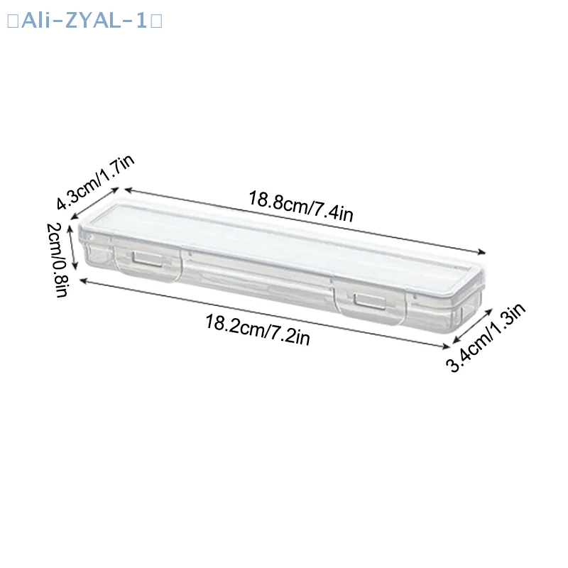 【ZYAL-1】Toothbrush Box Plastic Travel Toothbrush Case Transparent Toothbrush Holder Organizer Travel Practical Accessories