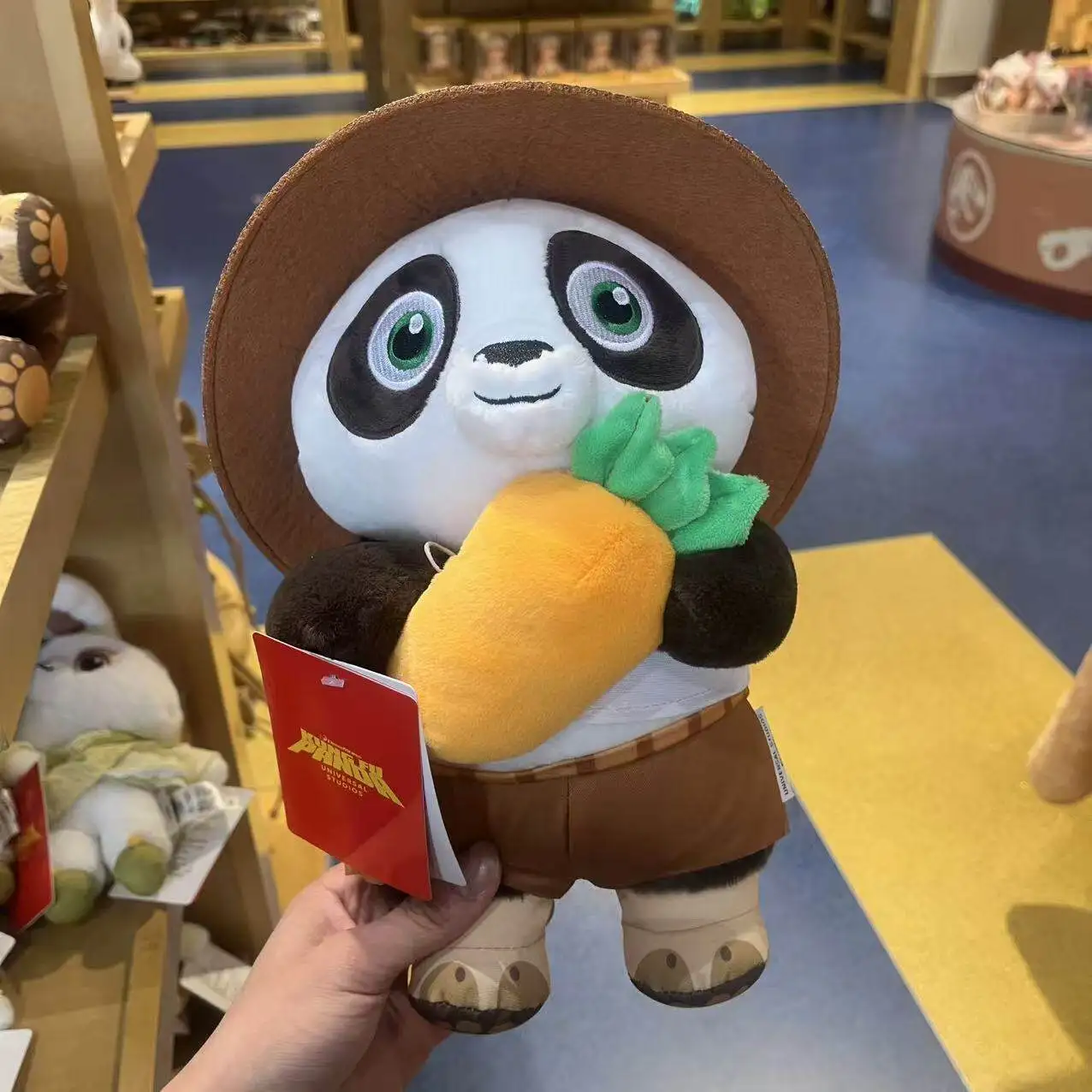 Universal Studios Kung Fu Panda Spring Series: Valley of Peace Po Bunny Plush Keychain & Bag Charm