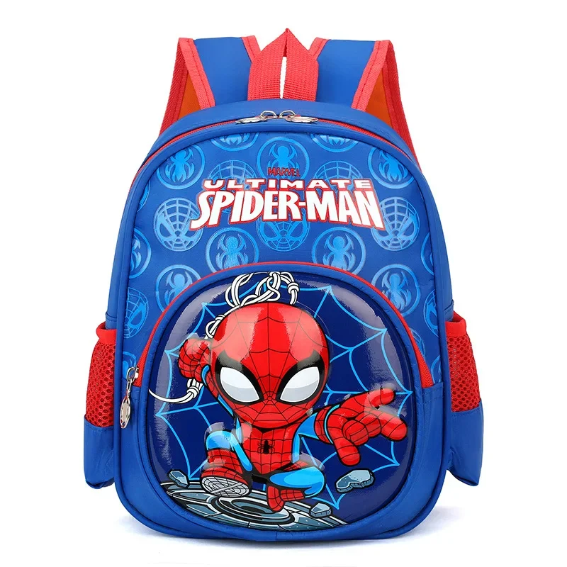 Spiderman Backpack Spider-man Schoolbag Children Spider Man Double Shoulder Bag Student Storage Pouch Boy Gift Anime Figures Kid